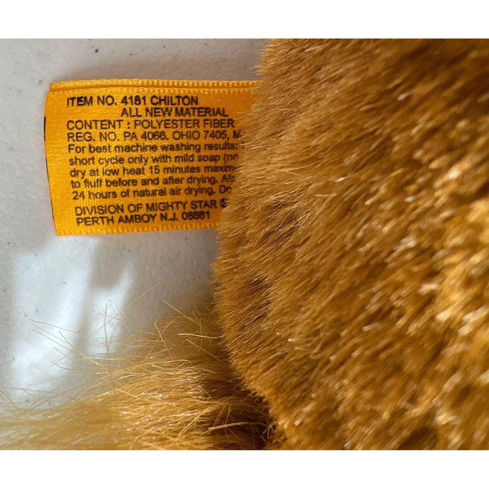 1994 Vintage 24K Polar Puff Special Effects Laying Fox-Plush Toy 4181 -Excellent